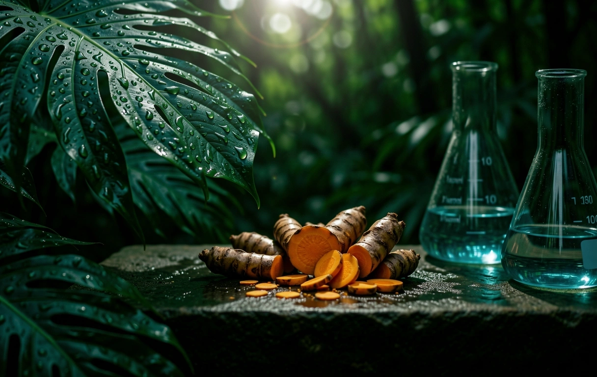 Fresh tropical botanical source environment